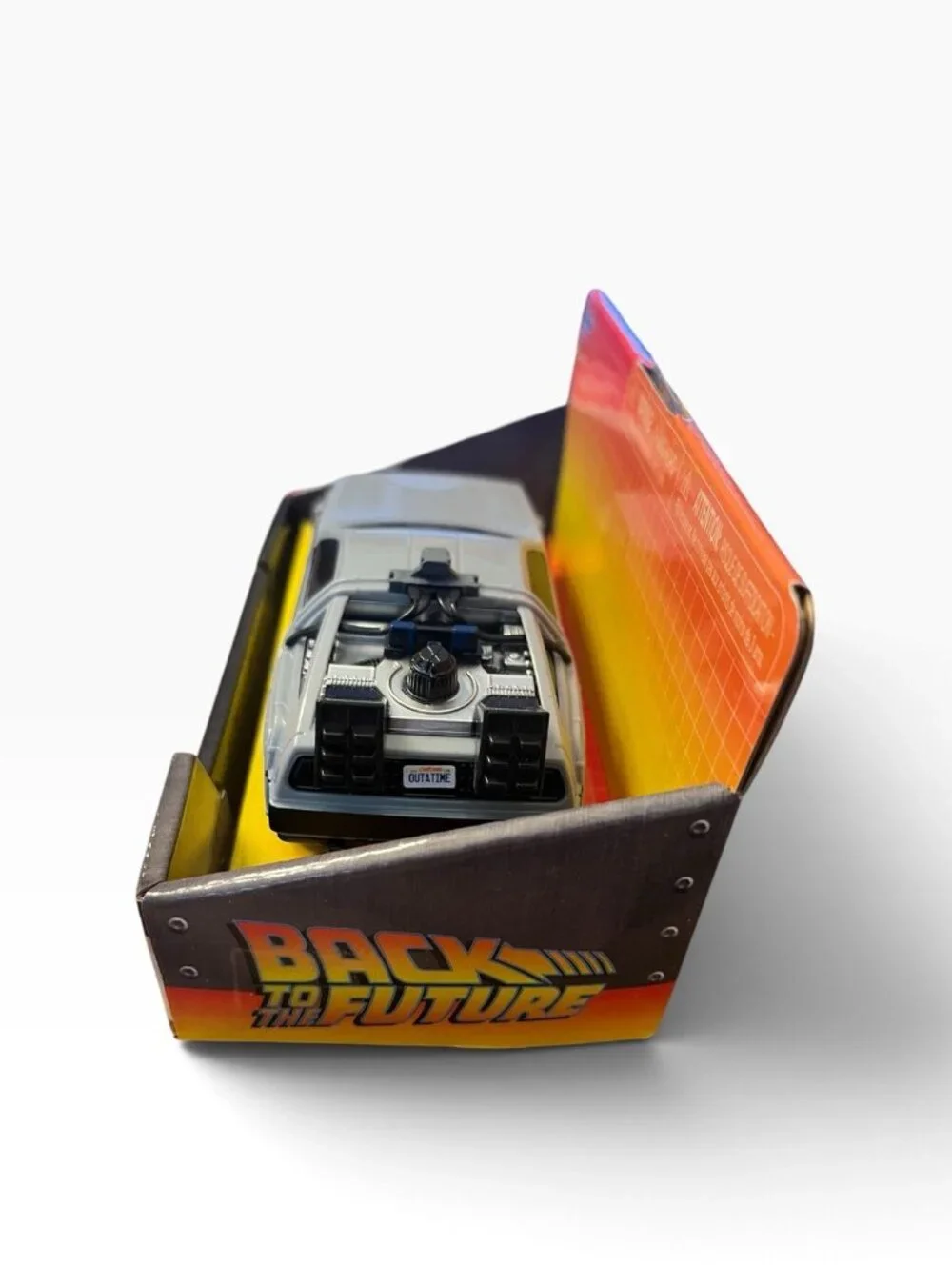 Back to the Future Time Machine Delorean Car Toy Pull Back Action New